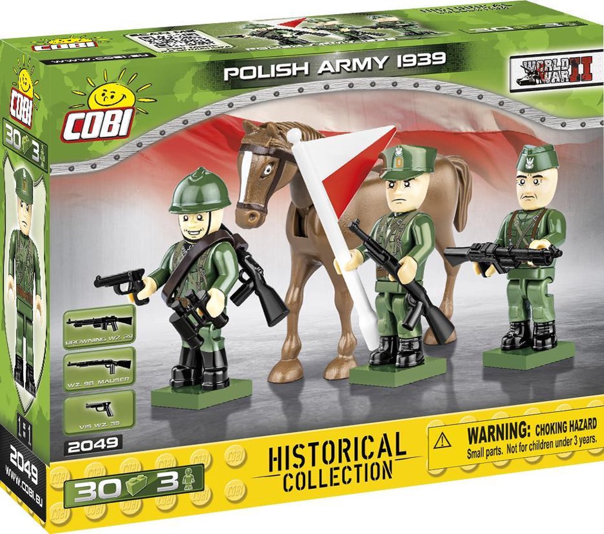 COBI | Historical Collection - WWII | Polish Army 1939 - 3 figures | 2049